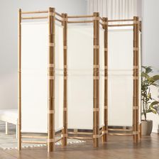 Zdjęcie Vidaxl Składany Parawan 6 Panelowy 240X180Cm Bambus I Płótno (350626) - Gdańsk