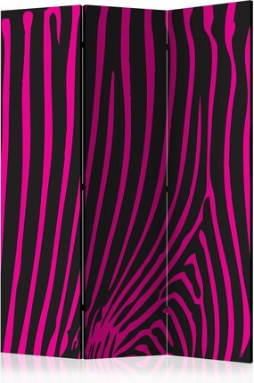 Artgeist Parawan 3 Częściowy Zebra Pattern Fioletowy Room Dividers 135X172 (A0Paraventtc0551)