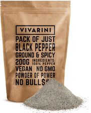 Vivarini Pieprz Czarny Mielony 200g