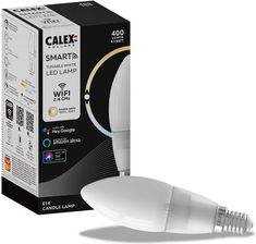 Calex Żarówka Świeczka Led E14 Smart Wifi 4,5W 400Lm Tuya Filament