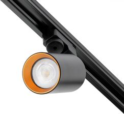 Lumiled Zestaw Szyna Oświetleniowa Szynoprzewód 2M + 4X Reflektor Szynowy Sagi Gu10 Czarno Złoty