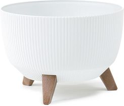 Howhomely Donica Rosa Linea Eco Recykling Biała 24Xh15cm