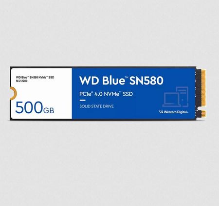 WD Blue SN580 500GB M.2 NVMe WDS500G3B0E