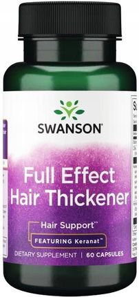 Swanson Health Products Full Hair Thickener Włosy Biotyna Skrzyp 60Kaps