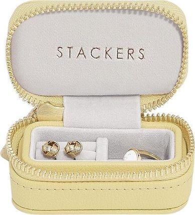 Stackers Pudełko Podróżne Na Biżuterię Travel Mini Żółte  
