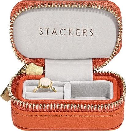 Stackers Pudełko Podróżne Na Biżuterię Travel Mini Pomarańczowe  