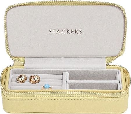 Stackers Pudełko Podróżne Na Biżuterię Travel Medium Żółte  