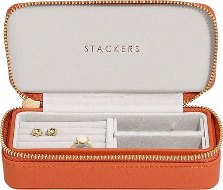Stackers Pudełko Podróżne Na Biżuterię Travel Medium Pomarańczowe  