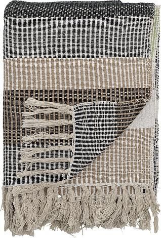 Tappeto Camera Da Letto Etnico In Cotone Riciclato Beige, 60X90 Cm Pamuk M24133304