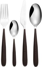 Zdjęcie Guzzini Komplet Sztućców Just Ciemnobrązowe 24 El.   - Nowe Warpno