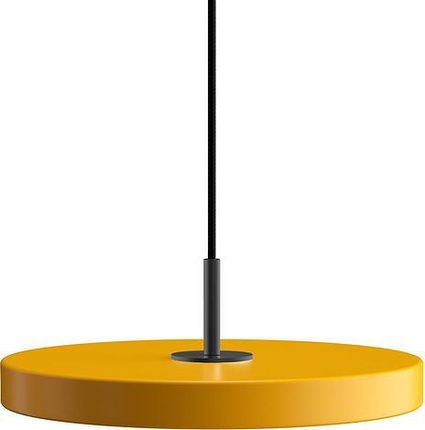 Umage Lampa Asteria Mini Żółta Z Czarnym Mocowaniem  