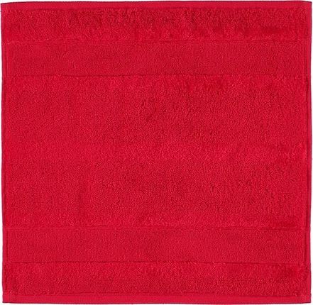 Cawo Ręcznik Noblesse Ii Gładki 30 X 30 Cm Czerwony  
