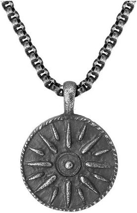Męski naszyjnik z zawieszką antyczna moneta Manoki WA662
