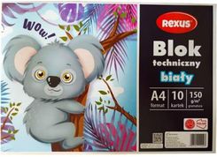Beniamin Blok Techniczny Biały W Formacie A4 10 Kartek
