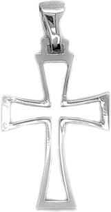 Goldengun Krzyżyk srebrny minimalistyczny 925