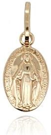Goldengun Medalik złoty Matki Bożej Niepokalanej 585
