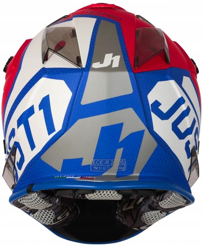 Kask motocyklowy Just1 J32 Kids Vertigo Blue-White-Red