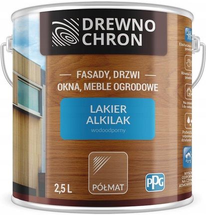 Drewnochron Lakier Alkilak Półmat 10L Domalux