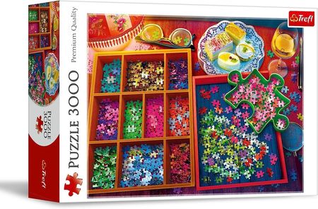 Trefl Puzzle 3000el. Wieczór z puzzlami 33079