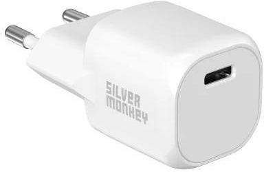 Ładowarka do telefonu Silver Monkey Mini Ładowarka sieciowa PD 20W USB C W Opinie i ceny na