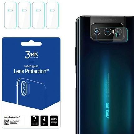 3Mk Szkło Hybrydowe Flexible Glass Lens Asus Zenfone 7 Na Aparat 4szt.