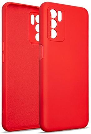 Beline Etui Silicone Oppo A16/A16S/A16K Czerwony/Red