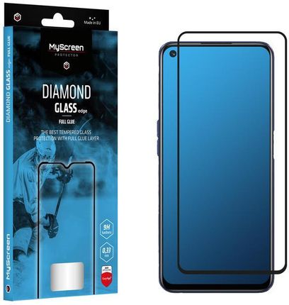 Lamel Technology Sp. Z O.O. Realme Gt Neo2T - Szkło Hartowane Klejem Na Całej Powierzchni Myscreen Diamond Glass Edge Full Glue (Czarna Ramka)