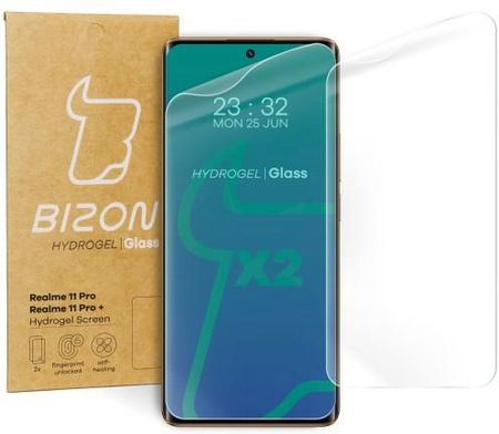 Bizon Folia Hydrożelowa Na Ekran Glass Hydrogel Do Realme 11 Pro / +, 2szt.