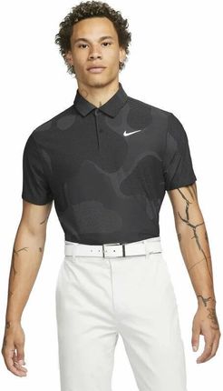 Nike Dri-Fit ADV Tour Mens Polo Shirt Camo Black/Anthracite/White 2XL