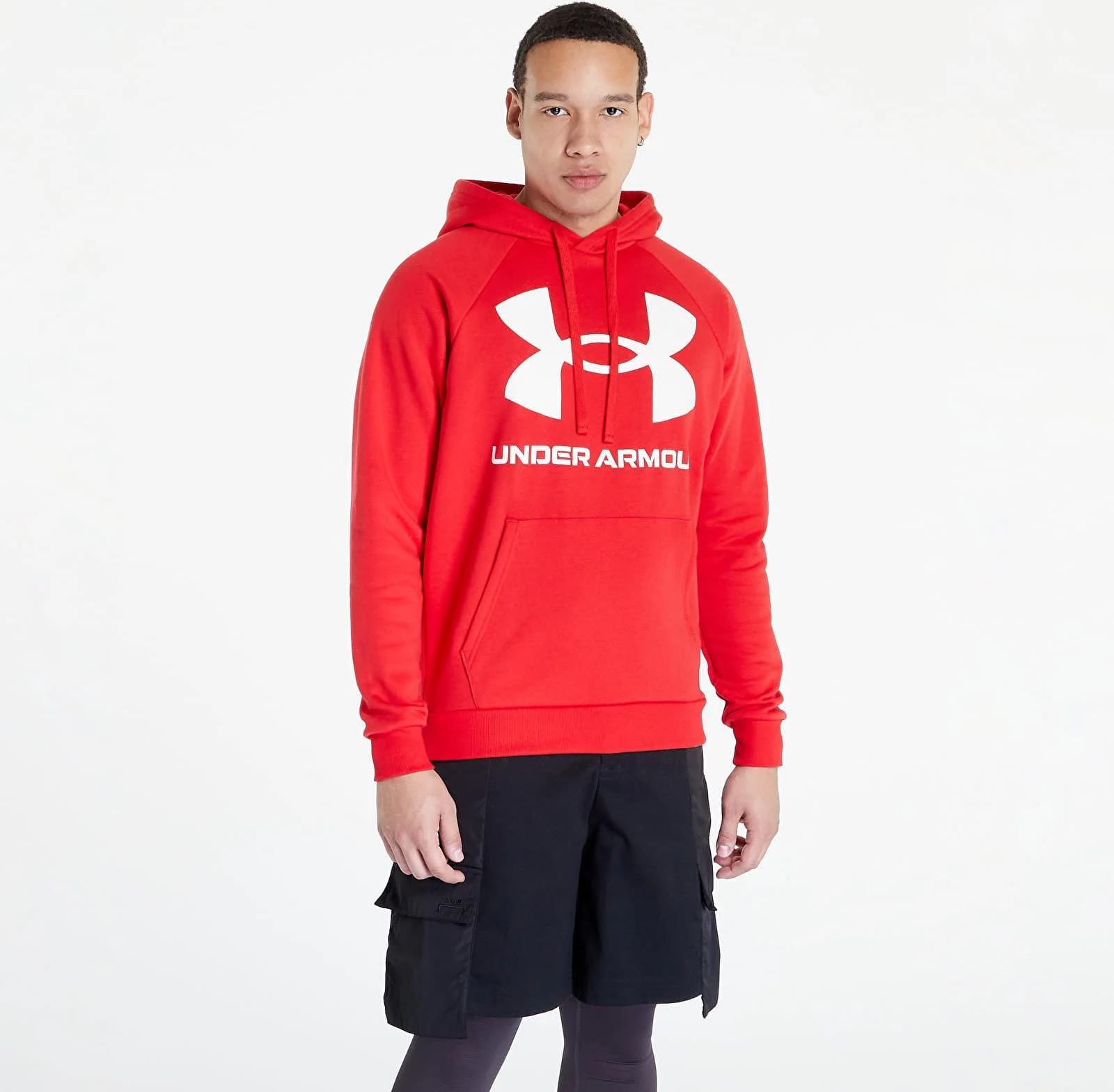 Under Armour Rival Fleece Big Logo Hoodie Red - Ceny i opinie - Ceneo.pl