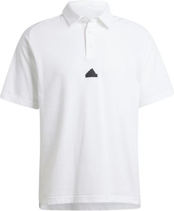 Koszulka polo męska adidas NEW Z.N.E. PREMIUM biała IJ6136