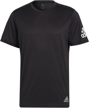 Koszulka męska adidas RUN IT czarna HB7470