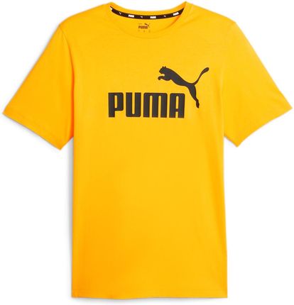 Koszulka męska Puma ESS LOGO żółta 58666755