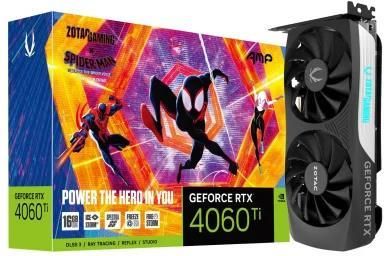 Zotac GeForce RTX 4060 Ti Gaming AMP SPIDERMAN 16GB GDDR6 (ZTD40620F10SMP)