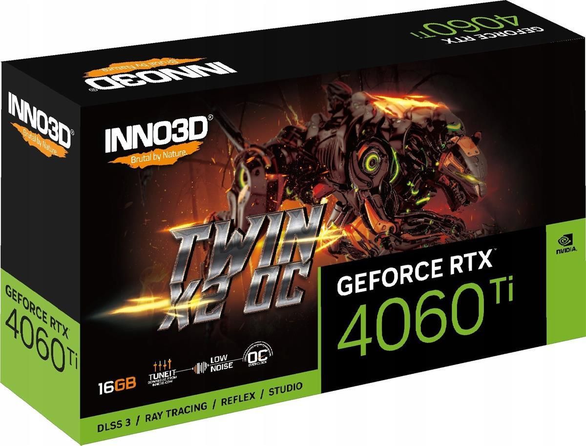 Inno3D GeForce RTX 4060 Ti Twin X2 OC 16GB GDDR6