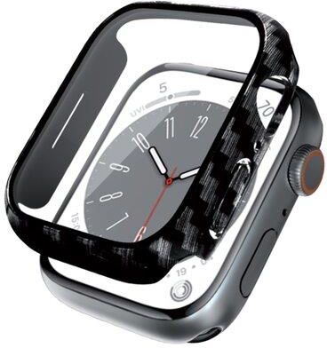 Crong Etui Hybrid Watch Case Do Apple 7/8 Carbon