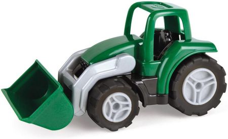 Lena Traktor z łyżką w pudełku Workies Zielony