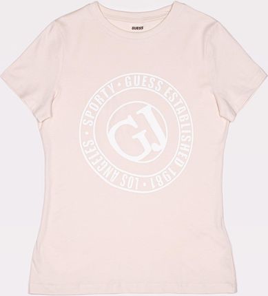 Damska Koszulka z krótkim rękawem Guess Debora SS T-Shirt V3Yi07I3Z14-G65D – Beżowy
