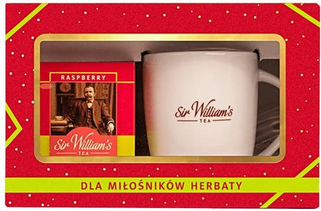 Zestaw Sir William's Tea 15 Herbat Raspberry Z Kubkiem Porcelanowym