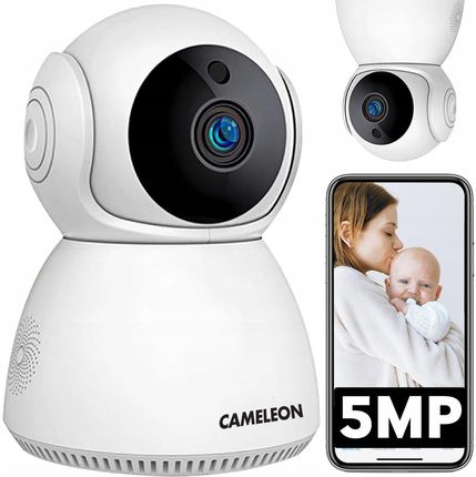 Cameleon Kamera Wewnętrzna 1440P 360 Obrotowa Wifi Ip 5Mpx Q9