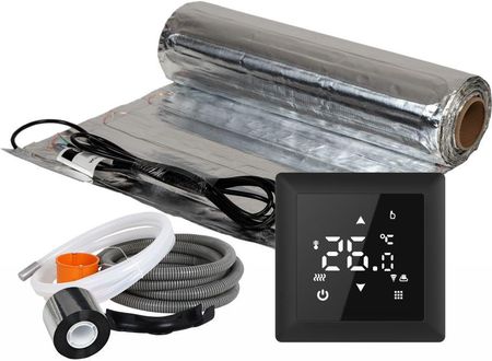 Zestaw ogrzewania podłogowego pod panele Warmtec mata grzewcza AL-150 15,0m² 150W/m² + termostat pokojowy WRT31W