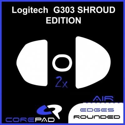 Corepad 2 x Ślizgacze Logitech G303 Shroud Air (CSA6110)