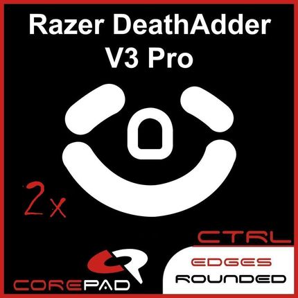 Corepad 2 x Ślizgacze Razer DeathAdder V3 Pro Ctrl (CSC6300)