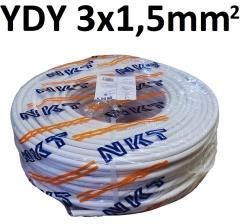 Przewód YDY 3x1,5mm² 100m NKT