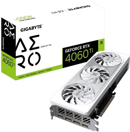 Gigabyte GeForce RTX 4060 Ti AERO 16GB GDDR6 OC DLSS 3 (GVN406TAEROOC16GD)