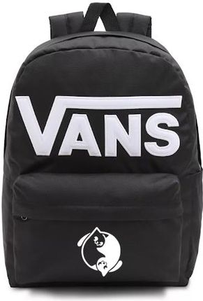 Vans Plecak szkolny Old Skool Drop V czarny classic Custom Yin Yang Koty