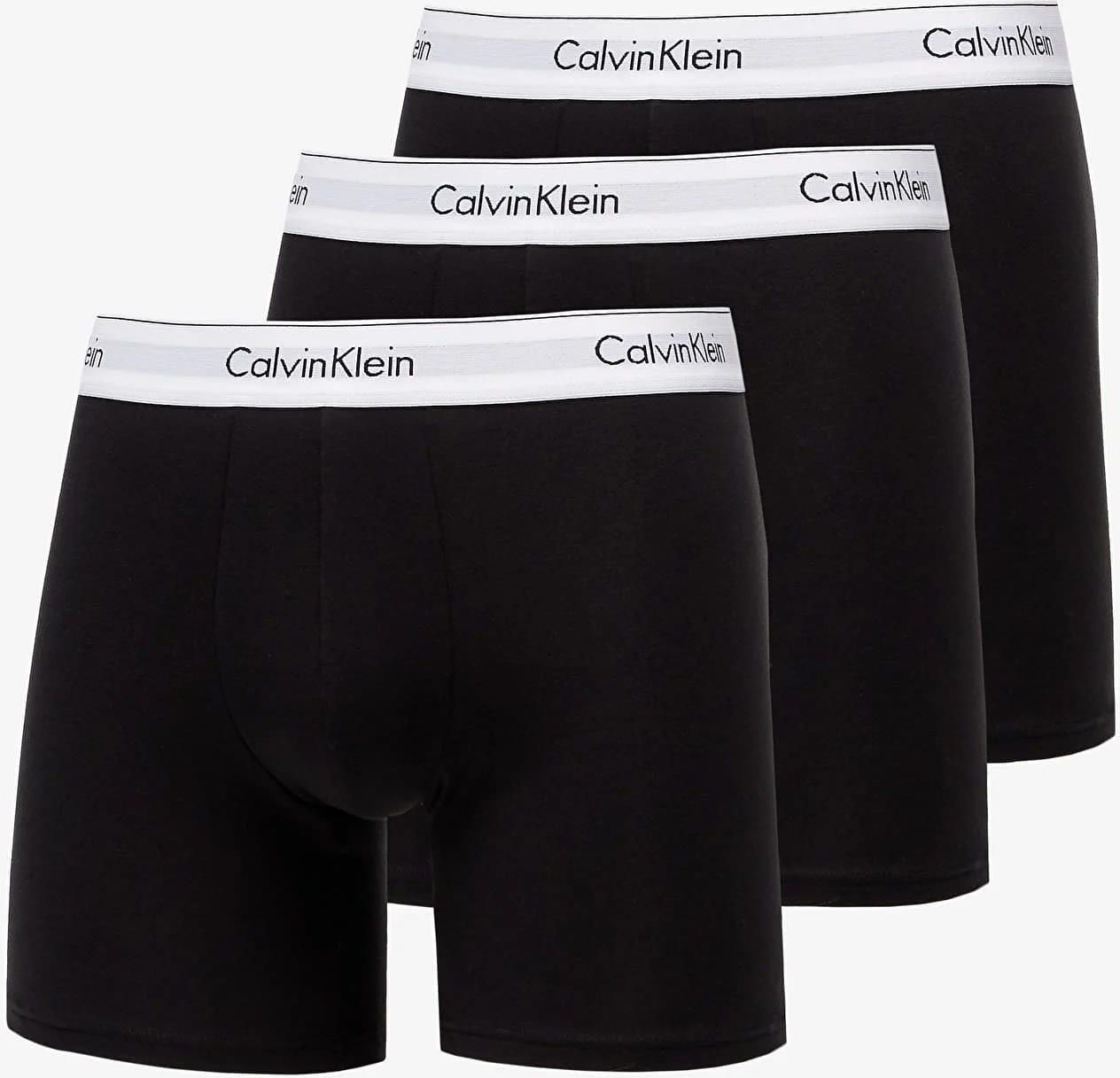 Calvin Klein Modern Cotton Stretch Boxer Brief 3 Pack Black Black Black Ceny I Opinie Ceneo Pl