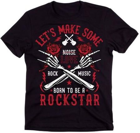 Koszulka rockowa koszulka rock and roll - let's make some noise