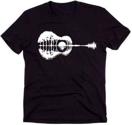 Koszulka muzyczna z gitarą , koszulka rock and roll
