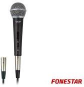 Fonestar FDM-1036 -  Mikrofon dynamiczny ręczny z przełącznikiem i kablem.